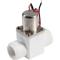 Bistable Pulse Solenoid Valve Plastic for Water Control with Automatic Operation and G1 2 Inch Connection Suitable for Toilets
