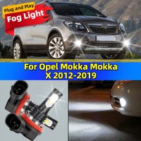 2x Front Fog Light Accessories LED Bulb 20000LM Ultra Bright Lamp For Opel Mokka Mokka X 2012-2019 2013 2014 2015 2016 2017 2018