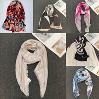 European, American, Italian original scarf printed large-sized shawl with sun protection and warmth dual-use versatile new style