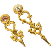 Cuckoo Clock Hands Set Anti-Corrosion Coating Easy to Install Perfect for DIY Clock Repair and Home Decoration Use