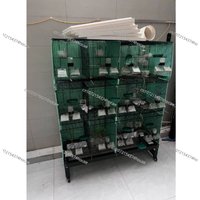 Stackable Large Metal Bird Cage Multilayer Breeding Pet Housing Accessory