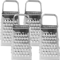 4 Pcs Grater Pins Garlic Manual Cheese Mini Household Grating Tool Metal Multifunctional Stainless Steel
