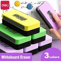 Deli 1/3pc Whiteboard Eraser Magnetic Can Adsorb Whiteboard Creative Convenient Painting Whiteboard Wiper School Office Supplies