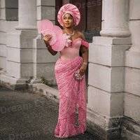 Luxurious Sparkling Mermaid Women's Evening Dresses Customized Off Shoulder Prom Gowns Sequined Vestidos Para Mujer Elegantes