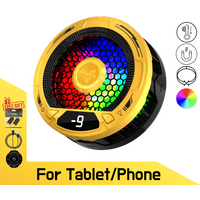 F36 Phone/Tablet Cooler with RGB Light, Magnetic Cooling Radiator for PUBG Gaming, Cooler for iPad/iPhone/Galaxy Tab
