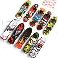 6PCS Finger Skatebords Fingerboard Small Toys For Boys Girls Birthday Party Favors Cool Gadgets Classroom Exchange Gifts