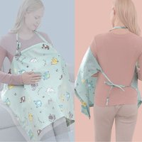 Ultra-Portable Nursing Cover & Cape, Doubles as Light Blanket, Essential Feeding Aid for Outings with Baby