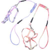 Kitten Harness Pet Traction Supplies With Collar Small Cat Outdoor Cat Harness And Leash Set Adjustable Escape Proof Soft Vest