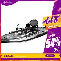 Spatium Pedal Kayak Inflatable Fishing Kayak Pedal Drive Kayak Boats Power System Orientation System,11'*48"*6",Capacity 660 LBS