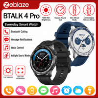 Zeblaze BTALK 4 Pro – inteligentny zegarek z wyświetlaczem AMOLED o przekątnej 1,43 cala, funkcją wyświetlania obrazu w trybie Always-On, połączeniami przez Bluetooth, 21-dniową żywotnością baterii,