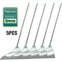 1/5/10PCS Magic Broom Window Washing Wiper Silicone Broom Floor Cleaning Squeegee Magic Sweeper Cleaning Home Silicone Mop