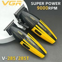 VGR Clipper Professional Hair Trimmer Electric Hair Cutting Machine 9000 RPM Hair Clipper Barber Cordless Clipper for Men V-285