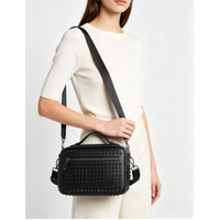 Vintage Rivet Design Men Bags Shoulder Bag High Quality PU Leather Travel Men Crossbody bags Business Style Men Handbags bag Sac