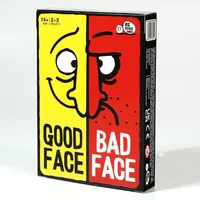 Good Face Bad Face Card Game Hilarious Party Travel Game For Family