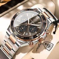 POEDAGAR Fashion Creative Men's Quartz Watch Waterproof Luminous Sport Man Clock Date Chronograph Business Watches For Men Reloj image 4