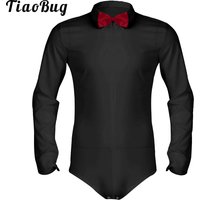 Mens Dance Bodysuit Latin Ballroom Performance Costume Modern Dance Rumba Samba Leotard Dancewear Competition Clothes