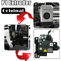 Original Extruder For Bambu lab P1S P1P Stainless Steel Extruder Unit Replacement Filament Sensor for Bambu P1 Series
