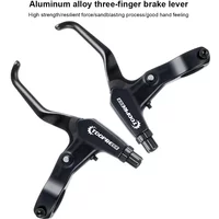 1 Pair Bike Brake Lever High Quality Ultralight Aluminum Alloy Bicycle BMX Brake Handle MTB Mountain Cycling Brake Levers V/Disc