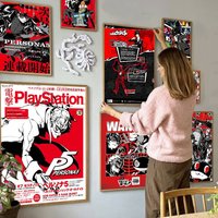 Hot Video Game P-Persona 5 Good Quality Prints and Posters HD Quality Poster Wall Art Painting Study Home Decor
