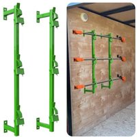 Weedeater Rack for Enclosed Trailer Weed Eater Trimmer Rack for Trailer Landscape Truck Holder Lawn Equipment Accessories Green