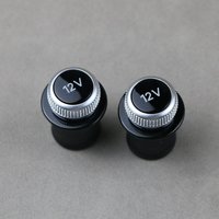 2Pcs Cigarette Lighter Cover Chrome Plated Cigarette Lighter Plug 8W0919311 For Audi A3 A4 A5 Q2 Q7 R8 8W0 919 311 12V