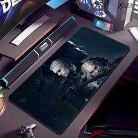 T-The W-Witchers 3 W-Wild H-Hunt Mousepad Game Mouse Pad Gaming XXL Keyboard Pad Office Accessories Rubber Non-slip Big Desk Mat