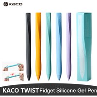 KACO TWIST Fidget Gel Pen,Assorted Colors 0.5mm High-Capacity Smooth Writing&Quick Drying Signature Stylo Fun Stationey For Exam