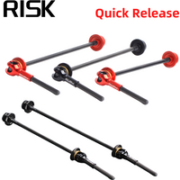 RISK Bicycle Quick Release Lever 100/135mm Ultralight Carbon Fiber Aluminum Alloy for MTB Mountain Road Bike Cycling Parts