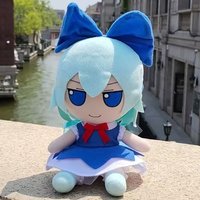 20CM Anime TouHou Project Plush Toys Cirno Plushie Dolls Izayoi Sakuya Flandre Scarlet Cosplay Stuffed Pillow Christmas Gifts