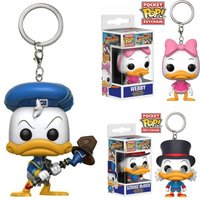 several Styles Newest Funko Keychains Pocket Kingdom Hearts Yoda Donald DuckTales Scrooge McDuck Webby Action Figure Toys Gifts