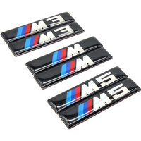 Metal Car Door Side Label Stickers for BMW M Power Performance M3 M5 Personalized Modification Stickers Auto Accessories