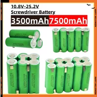 18650MJ1 Li-ion battery 2s1p 1s3p 3s2p 4s2p 5s2p 18650 power pack 3500 MAh 18 V screwdriver 18650 recharable battery
