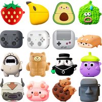 Snack Case For Airpods Pro 2 Generation Cute Cartoon Case For Airpods 1 2 Strawberry Avocado Earphone Cover For Airpods 3 2021