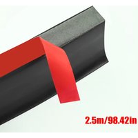 Universal Car Window Rain Cover Strip for Door Window Seal Adhesive Rainproof Strip 2.5m Suitable for Cars RVs Campers Trailers