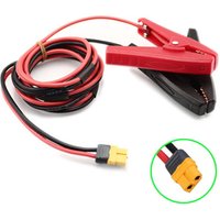 Rc Hobby Lipo Charge Lead Adapter XT60 Female to Crocodile Alligator Clips for Hobbymate D6 Duo Charger/Skyrc B6 Nano/ISDT DC