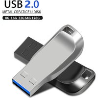 NEUES USB-Flash-Laufwerk 2.0 High Speed 128 GB 64 GB 32 GB 16 GB 8 GB Cle USB 2.0 Flash-Stick 64 GB 128 GB Metall 2.0 Stick Pen Drive