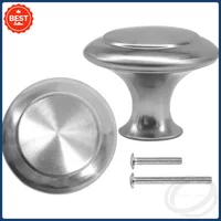 5/10 Pcs Stainless Steel Brushed Nickel Silver Cabinet Drawer Knobs Modern Handles for Kitchen Bathroom Bedroom Furniture Hot