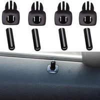 4PCS Car Rear Door Lock Pin Knob Cap for BMW 5 Series F10 F18 E39 X5 E53 520 525 523 528 530 X3 X4 F25 ABS Interior Accessories