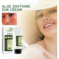 Aloe Vera Protective Cream Hydrating Refreshing UV SPF 50+ Isolation Sunscreen Moisturizing Facial Body for Daily Sun Protection