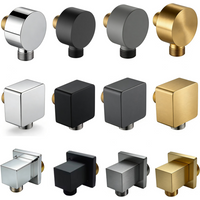 Brass Concealed Shower Head Connector Wall Supply Elbow G1/2Inch Water Outlet for Shower Connector Accessories