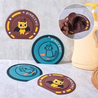 SU 1PC Sewer Floor Drain Cover Hair Catcher Drain Strainer Kitchen Bathroom Sink Bathtub Stopper Seal Mat Anti Clog Anti-Odor