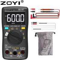 High Precision ZOYI ZT-102A Auto Ranging Multimeter Smart 6000 Counts Diode Test Electrician Tool