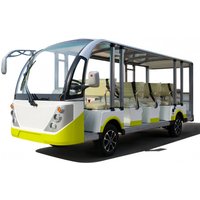 Electric Battery Operated City Bus Open Airport Shuttle Electric Sightseeing Bus Airport/attraction electric sightseeing bus