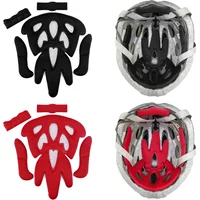 1 set Helmet Inner Sealed Sponge Padding Kits Replacement Motorcycle Bicycle Cycling Helmet Universal Foam Pads Set