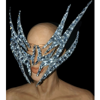 Rhinestone Eye Mask Women Unisex Club Party Prom Crystal Glasses Halloween Masquerade Fancy Ball Stage Show Performance Mask