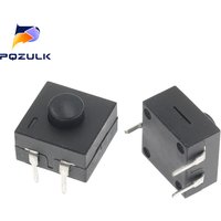 10PCS Double Row Vertical LED Flashlight Switch 3Pins ON-ON-OFF 12*12 213BS