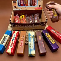 1/4 Stück Simulierte Schokoladen-Butter-Sticks Squishy-Spielzeuge Langsam Rückfedernde Weiche Quetschspielzeuge Stressabbau-Sensorik-Spielzeuge Party-Geschenke