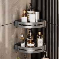 Adhesive Bathroom Shampoo Holder Shower Caddy Shelves Storage Organizer No Drill Shelf Corner Towel Holder Shelves For Bathroom