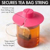 Silicone Tea Bag Holder With Handle Squeezer Set Reusable Mug Lid For Tea Enthusiasts