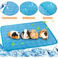 Guinea Pig Cage Liners Summer Small Animal Cooling Mat Breathable Hamster Pee Pad for Rabbit Cage Chinchilla Hedgehogs Pet Item